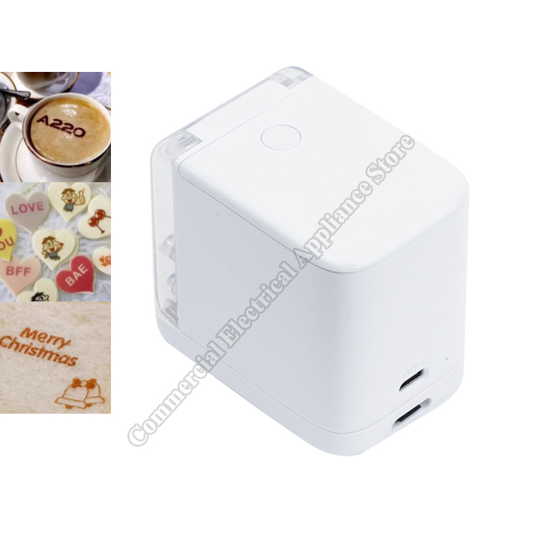 Coffee Tea Images - Handheld voedselprinter voor voedsel met merkidentiteit,