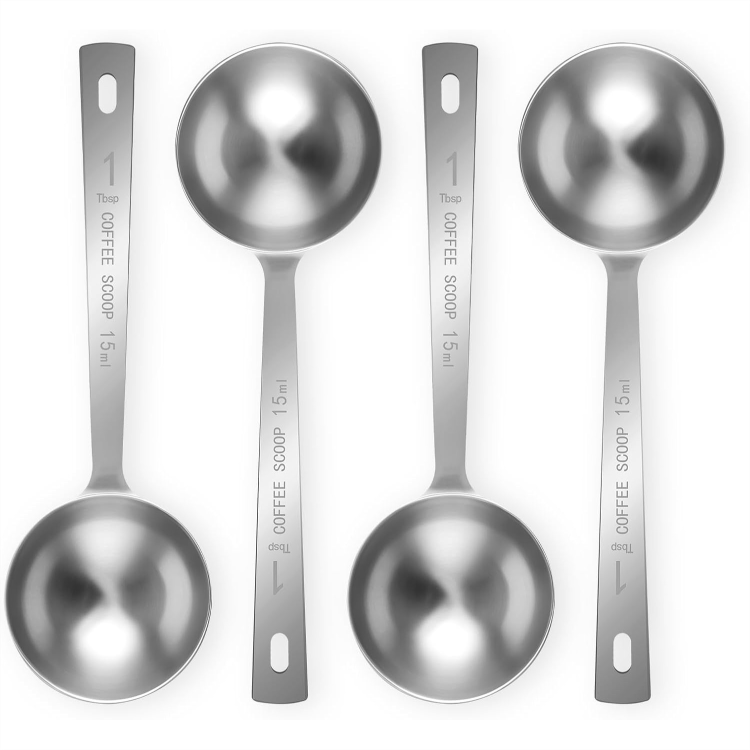 Coffee Tea Images - 4 Stuks Roestvrijstalen Koffielepel 1 Eetlepel