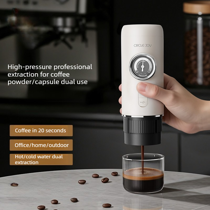 Coffee & Tea Phúc Long - Draagbare espressomachine, 20 bar druk, automatisch
