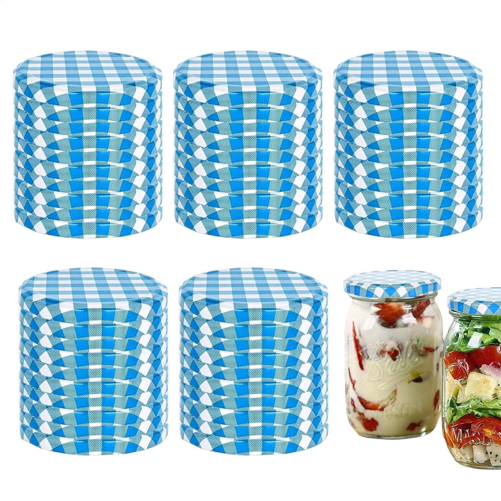Coffee Tea & Company - Canning Jar-deksels 50 stuks lekvrije herbruikbare