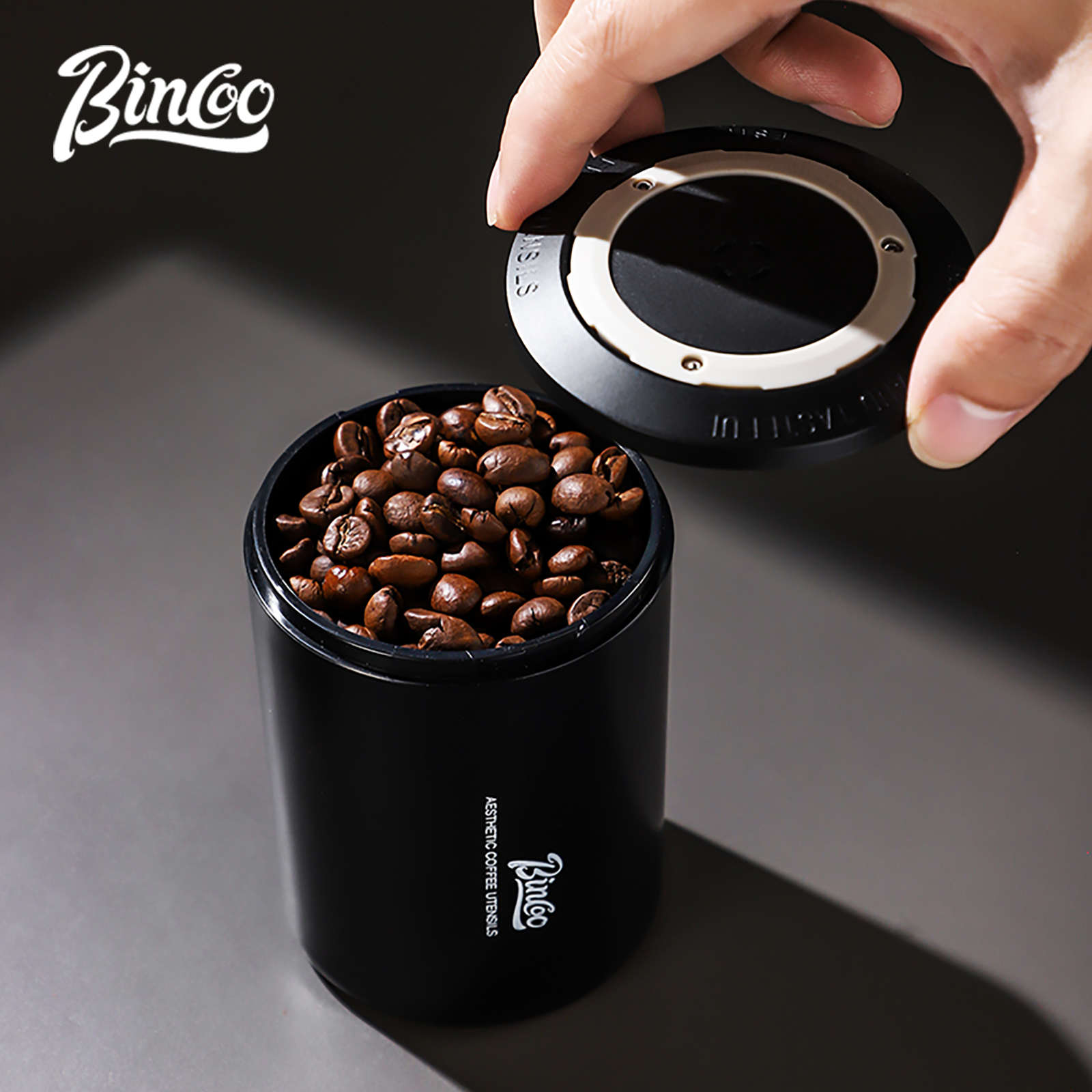 Coffee Tea Leaf And Bean - Bincoo Draagbare Koffiepoeder Luchtdichte Busje Mini