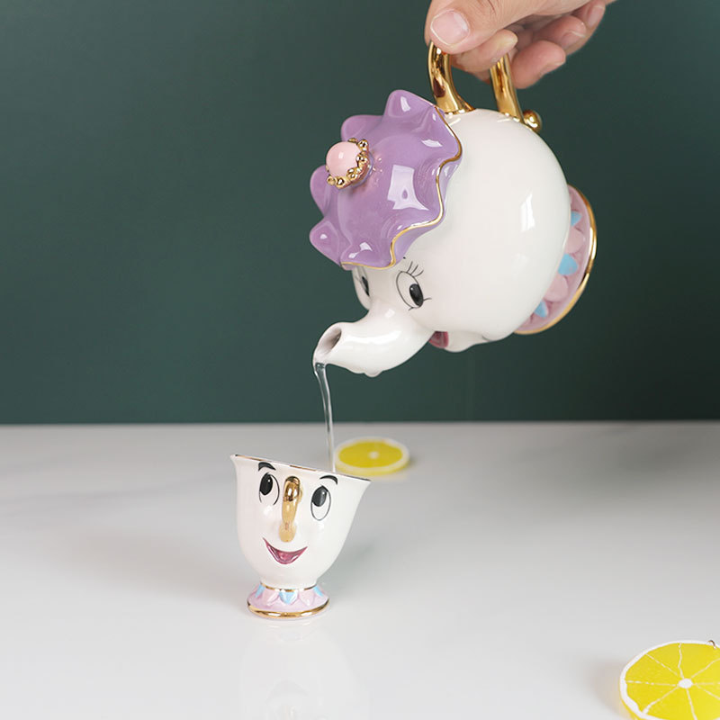 Coffee Tea Sugar Set - Directly vertaald: Op voorraad: Schattige cartoon