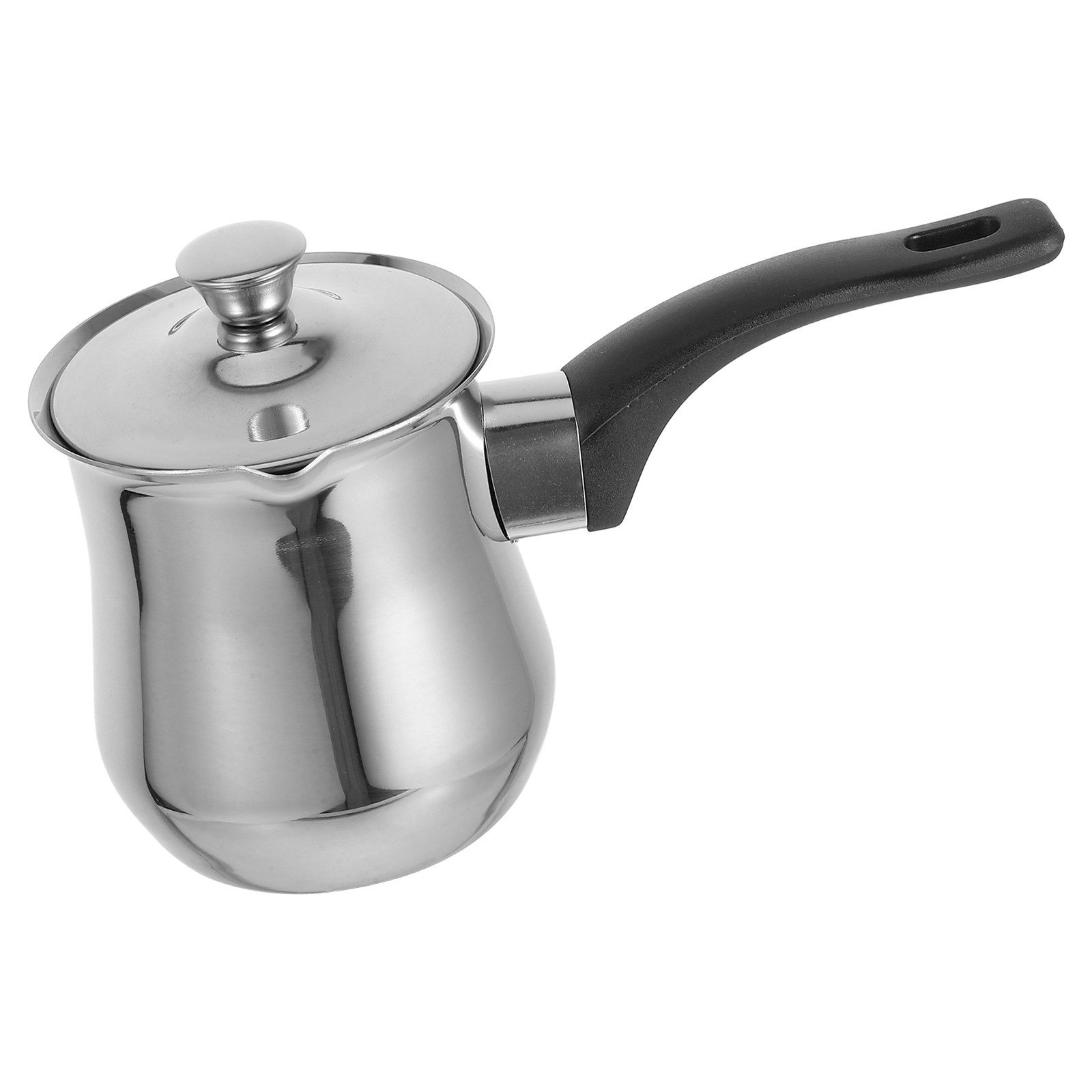 Coffee Tea Pots - Rvs Turkse Koffiepot 360Ml Lange Handvat