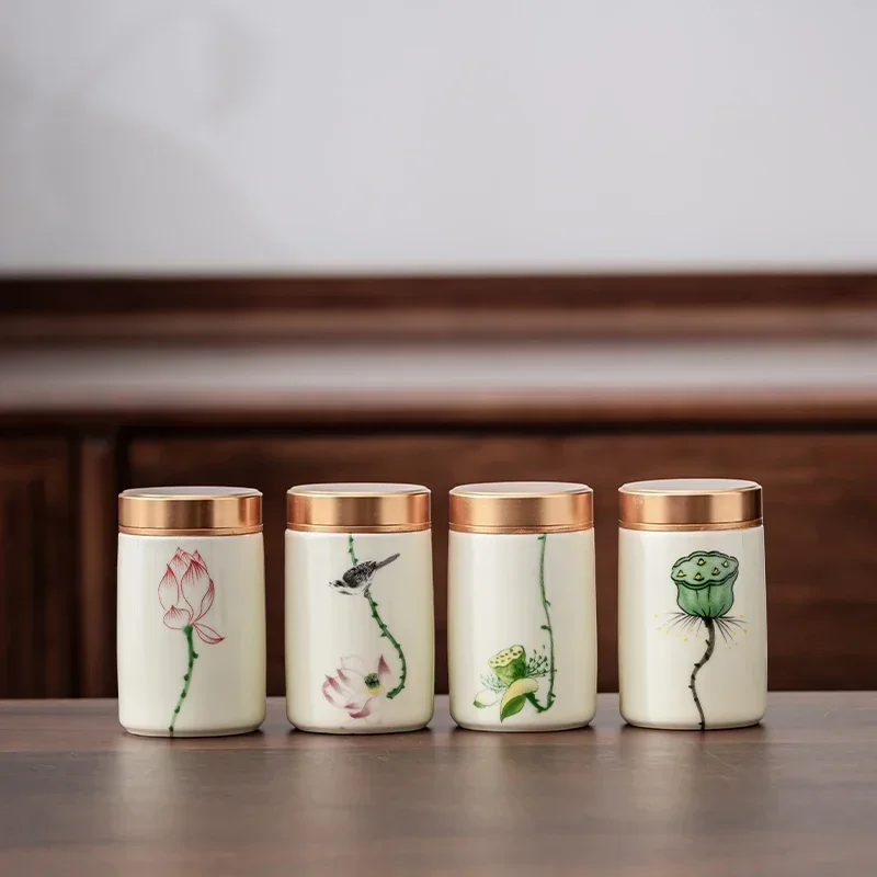 Tea Coffee Sugar Container - 4 STKS/PARTIJ Boutique keramiek Theebus Medicinale