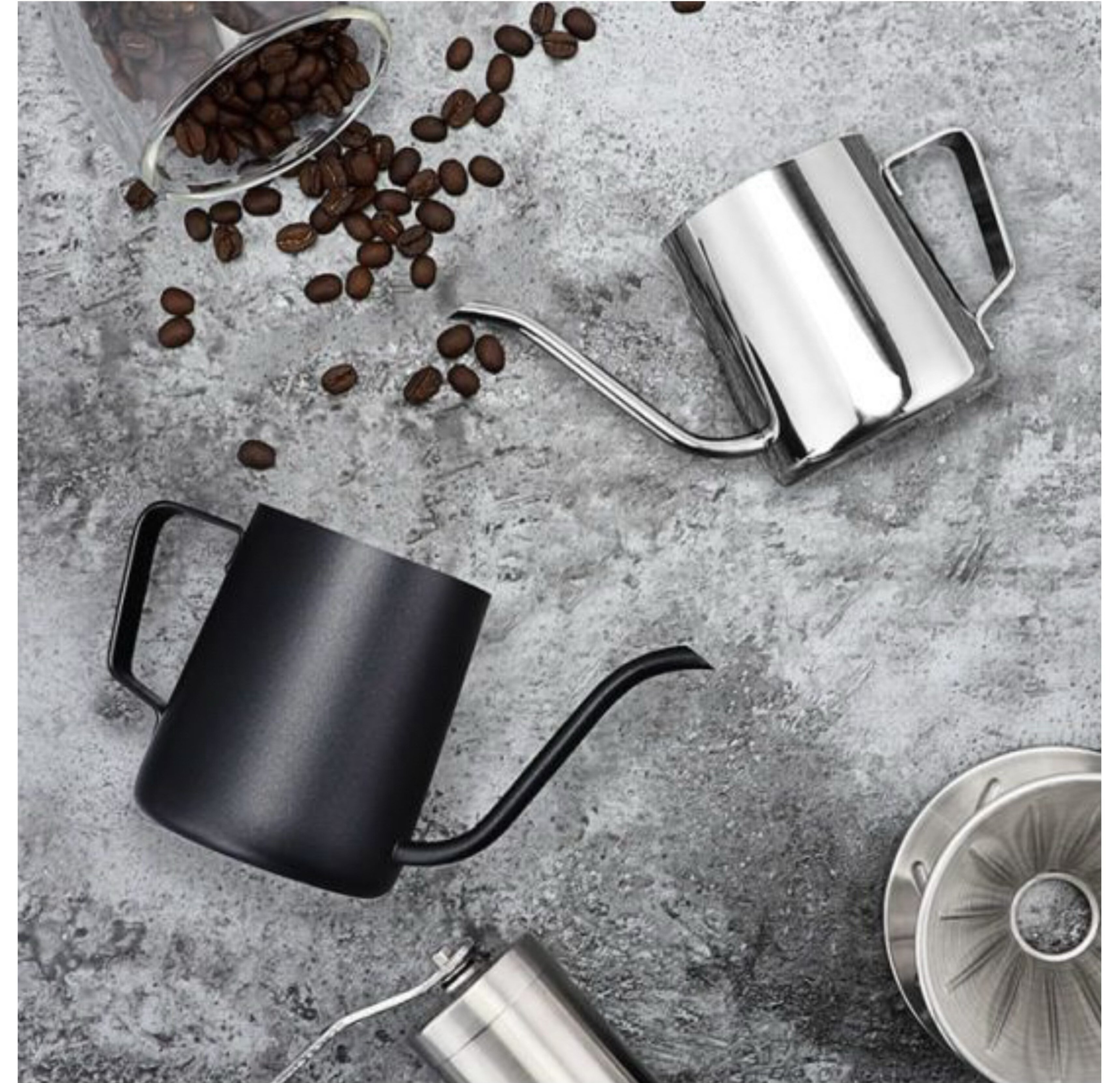Coffee Tea Pots - 304 roestvrij staal zwanenhals ketel koffiepot