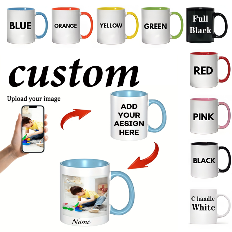 Coffee Tea Images - 1 11oz gepersonaliseerde mok, beker met