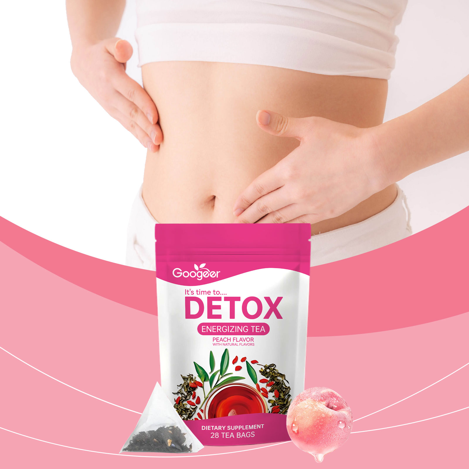 Coffee Tea For Weight Loss - Googeer 28pcs Kruiden Detox Thee Buik