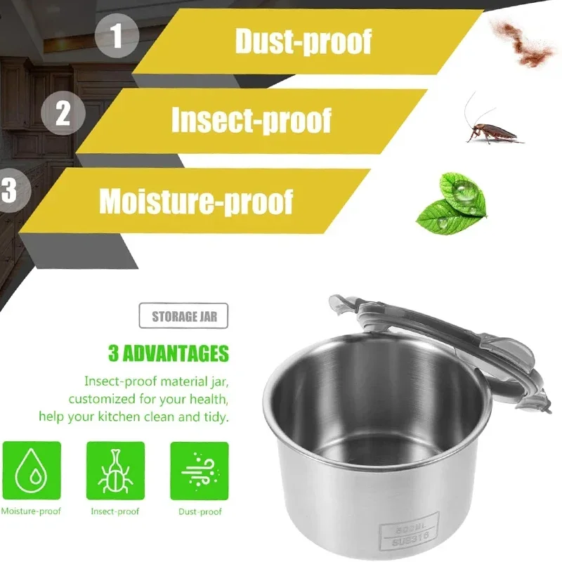 Roestvrijstalen voedselcontain - Coffee Tea Leaf And Bean recensie en prijs