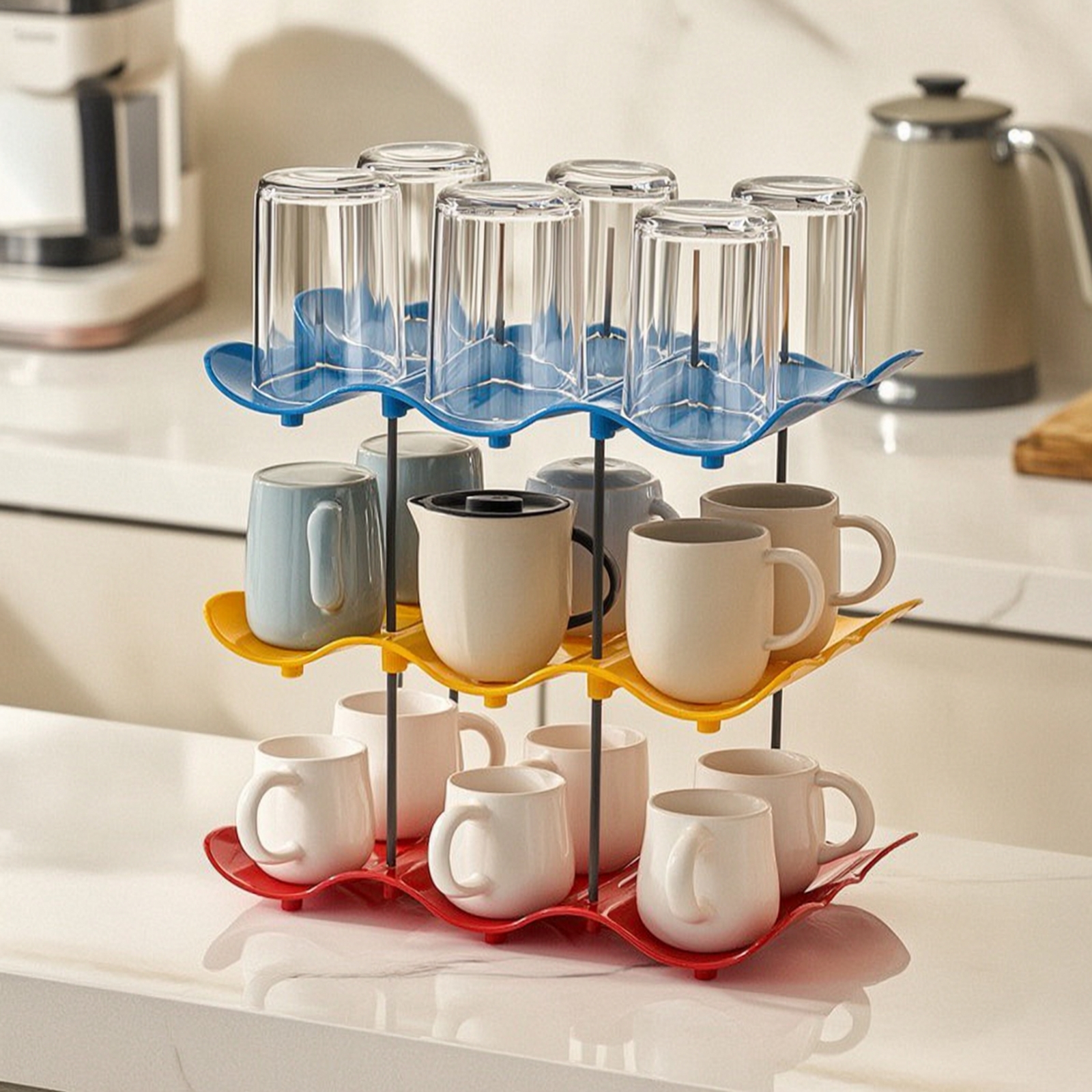 Cup Storage Rack Compacte koff - Mug Tea Coffee recensie en prijs