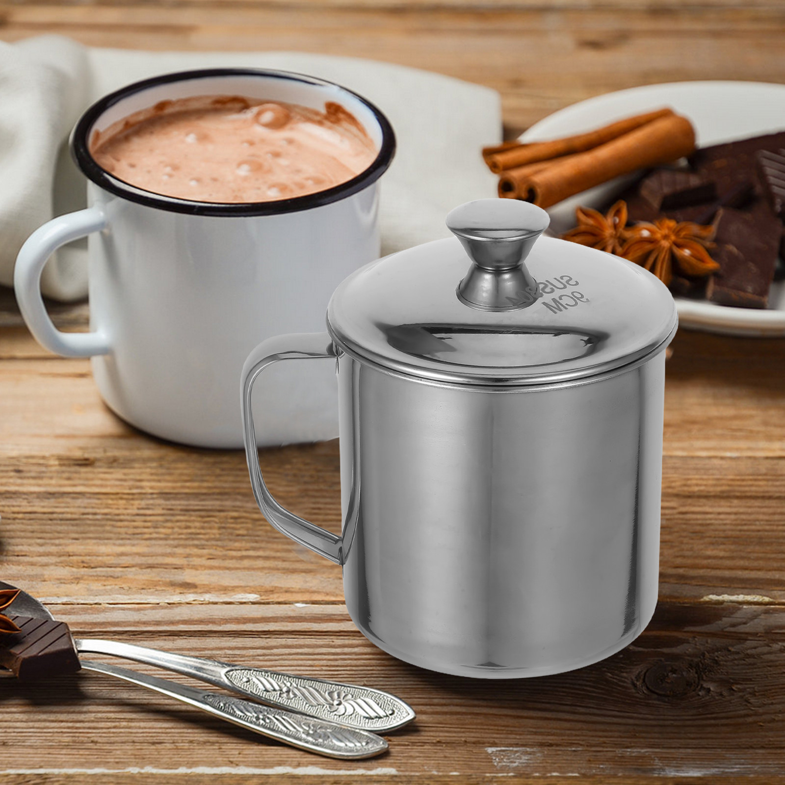 RVS beker met dubbele laag iso - Coffee Tea & Company recensie en prijs