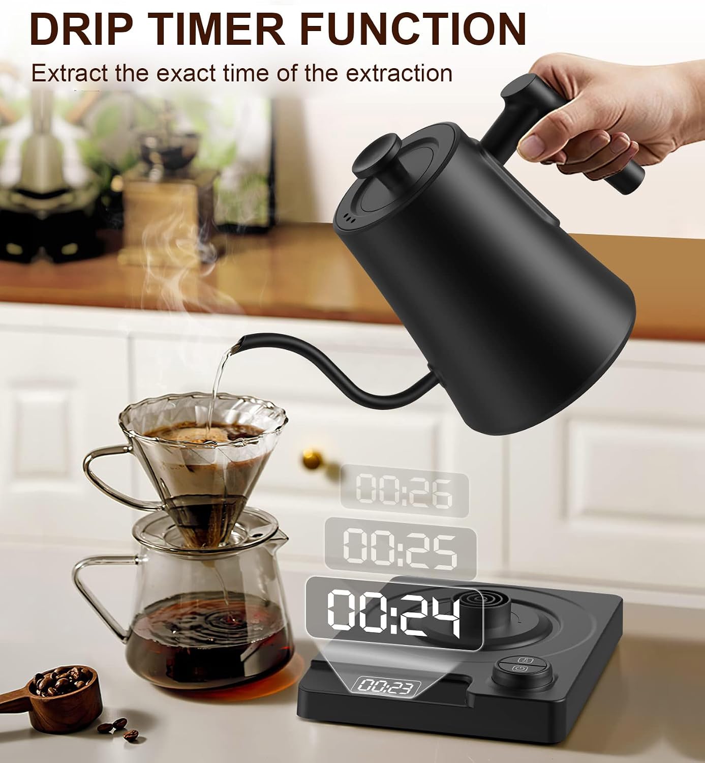 Gooseneck elektrische waterkok - Coffee Tea Images recensie en prijs