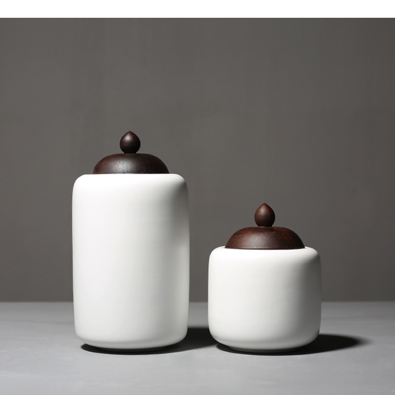 Keramische theepot Houten deks - Tea Coffee Sugar Container recensie en prijs