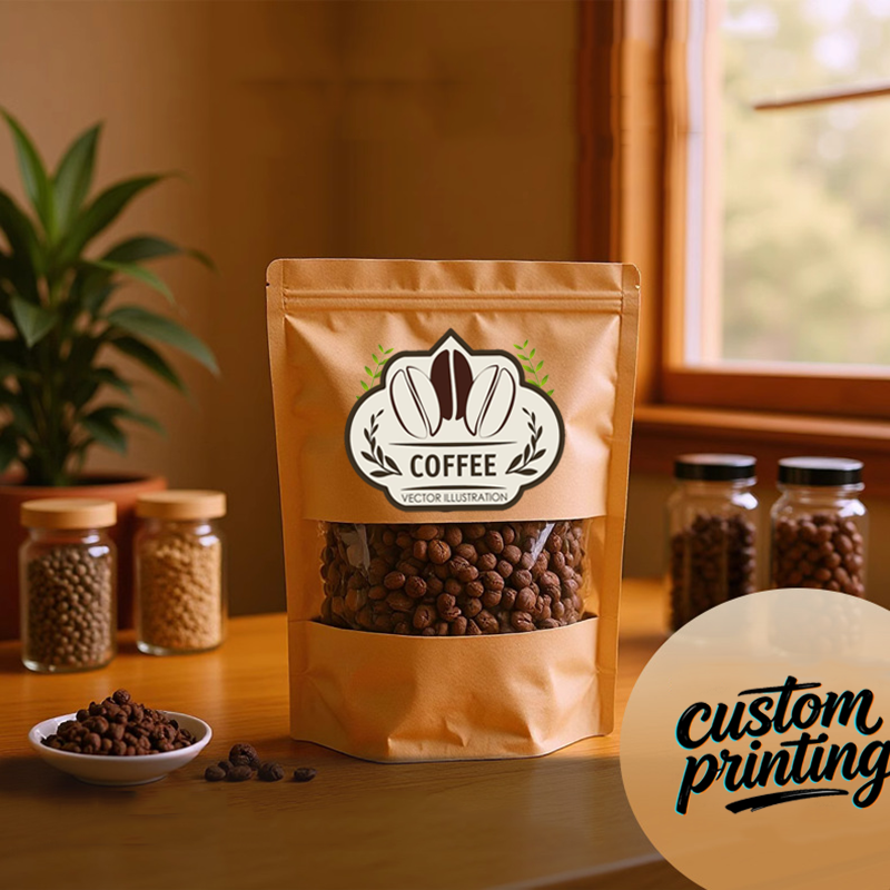 Op maat gemaakte kraftpapieren - Coffee Tea & Company recensie en prijs