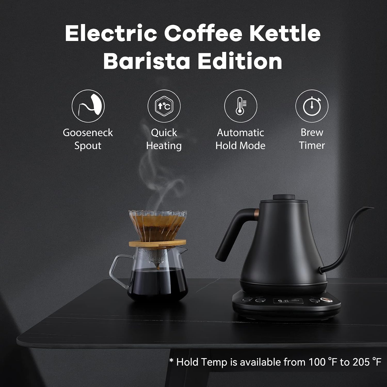 Precisie-elektrische waterkoke - Coffee Tea Images recensie en prijs