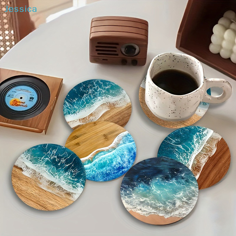 ♥ Ocean Wave & Houtnerf Onderz - Coffee Tea Sugar Set recensie en prijs