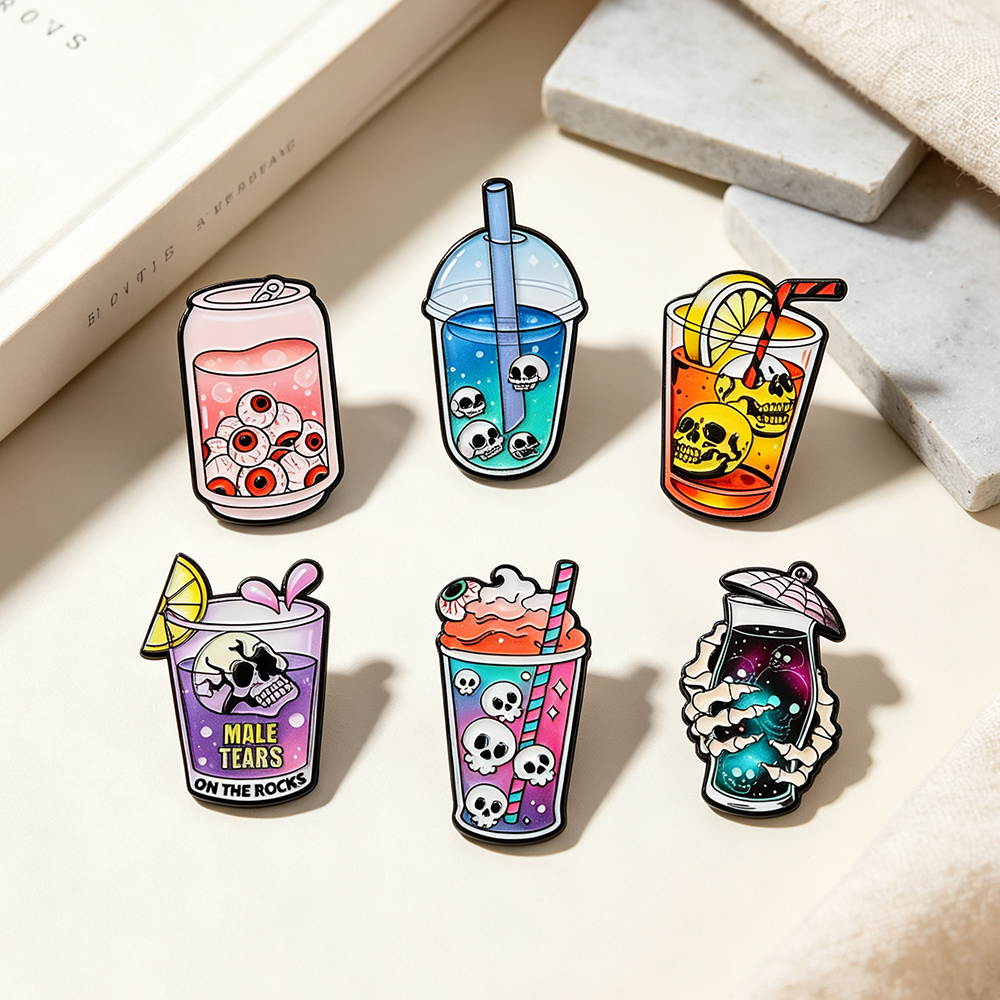 6pcs Cool Halloween Emaille Pi - Mug Tea Coffee recensie en prijs