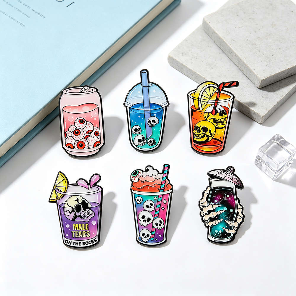 6pcs Cool Halloween Emaille Pi - Mug Tea Coffee recensie en prijs