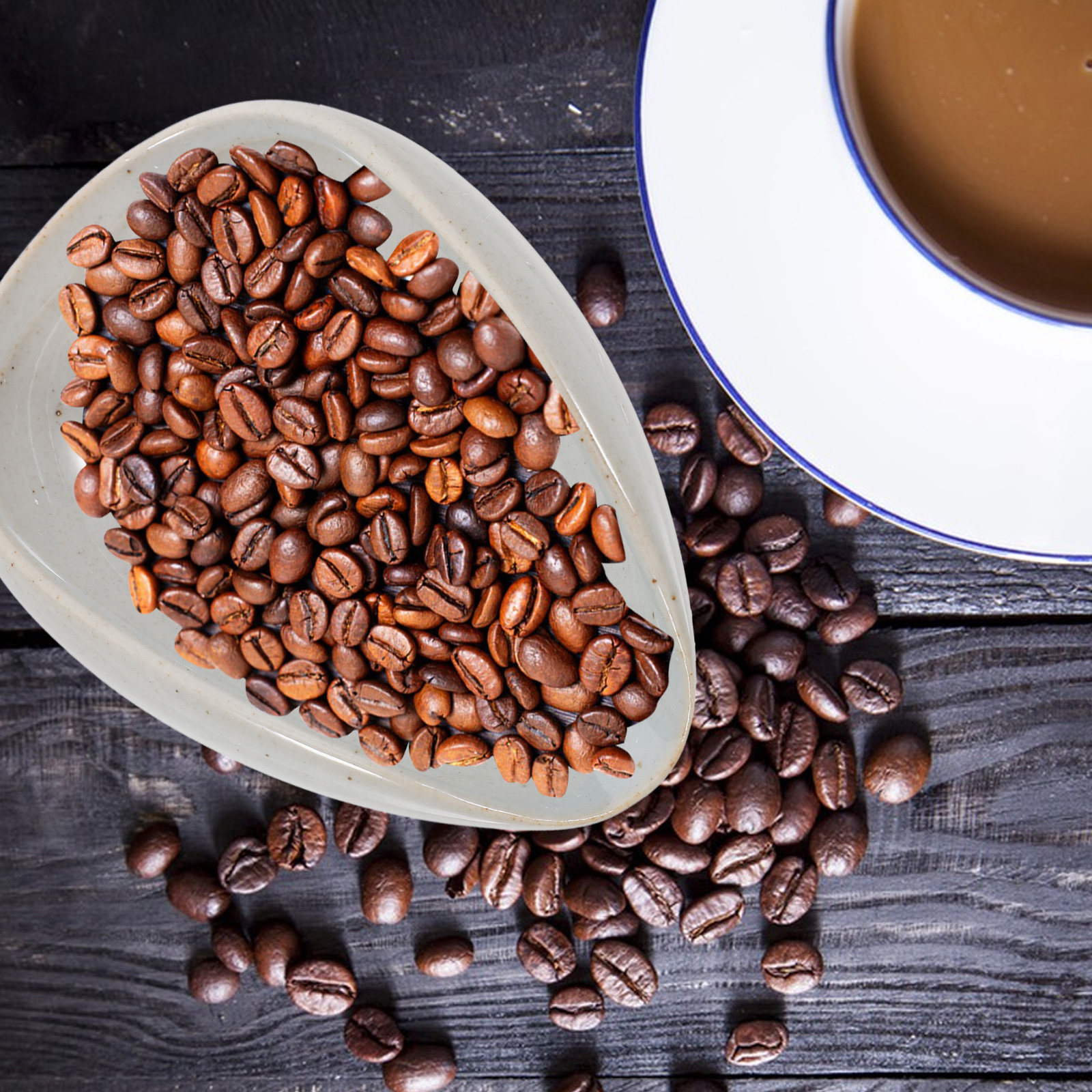 Premium keramische koffiebonen - Coffee Tea Leaf And Bean recensie en prijs