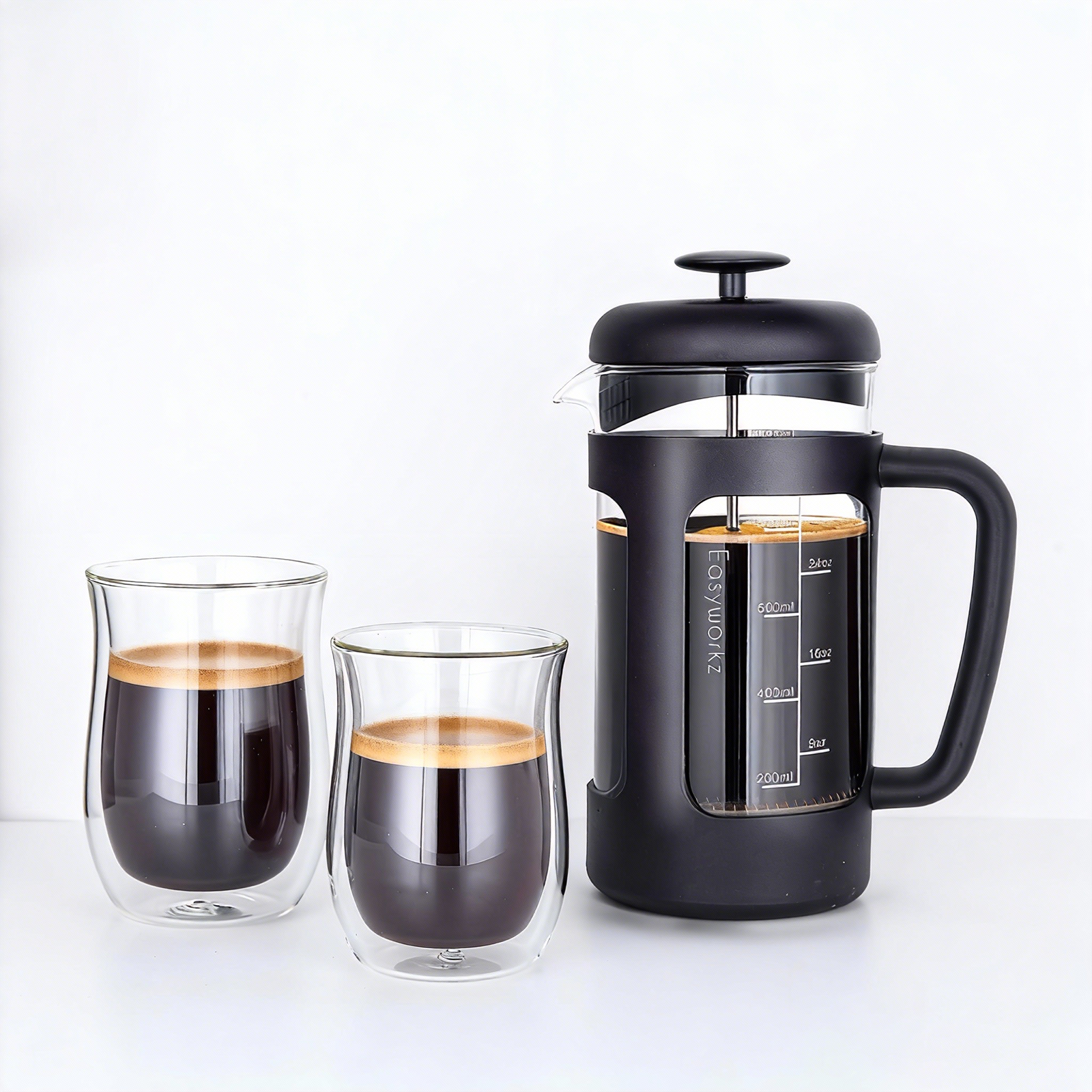 Easyworkz dubbelwandige glazen - Coffee Tea Sugar Set recensie en prijs