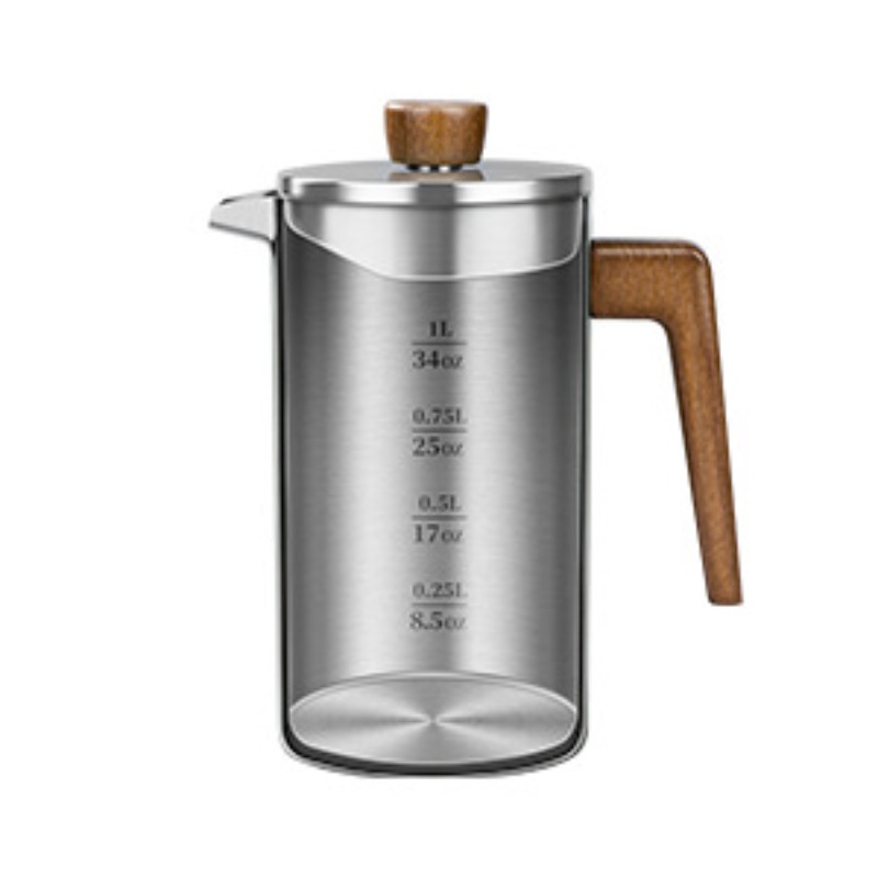 JUSTINLAU 1000ml RVS French Pr - Coffee Tea Pots recensie en prijs