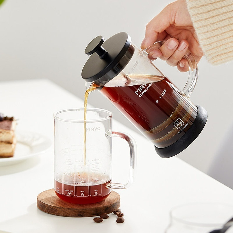 MAVO French Press Koffiezetapp - Coffee Tea Pots recensie en prijs