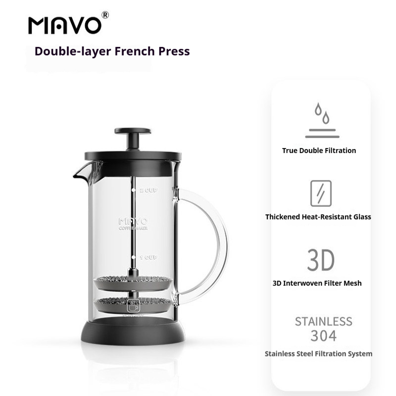 MAVO French Press Koffiezetapp - Coffee Tea Pots recensie en prijs