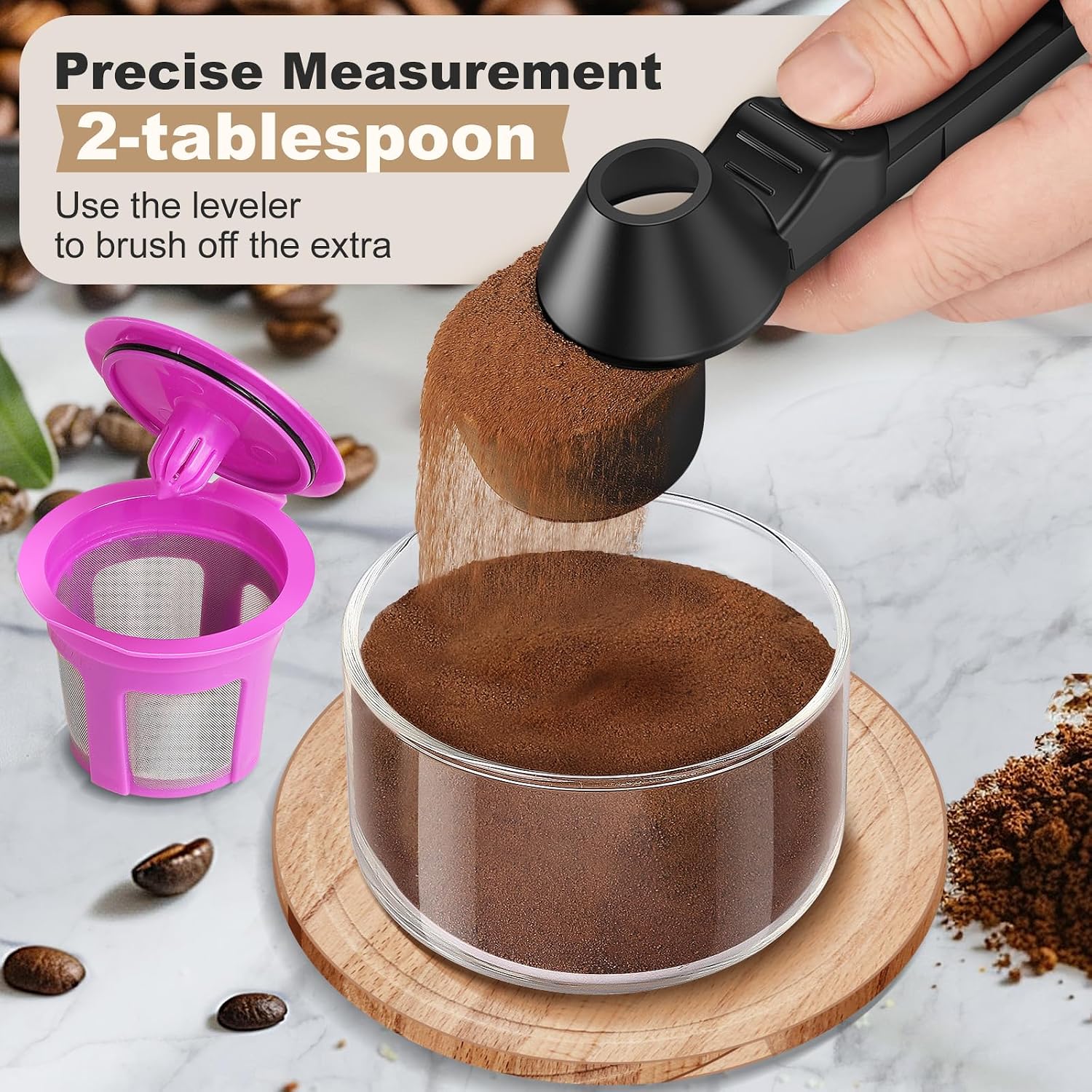 Koffielepel met trechter voor  - Coffee Tea Images recensie en prijs