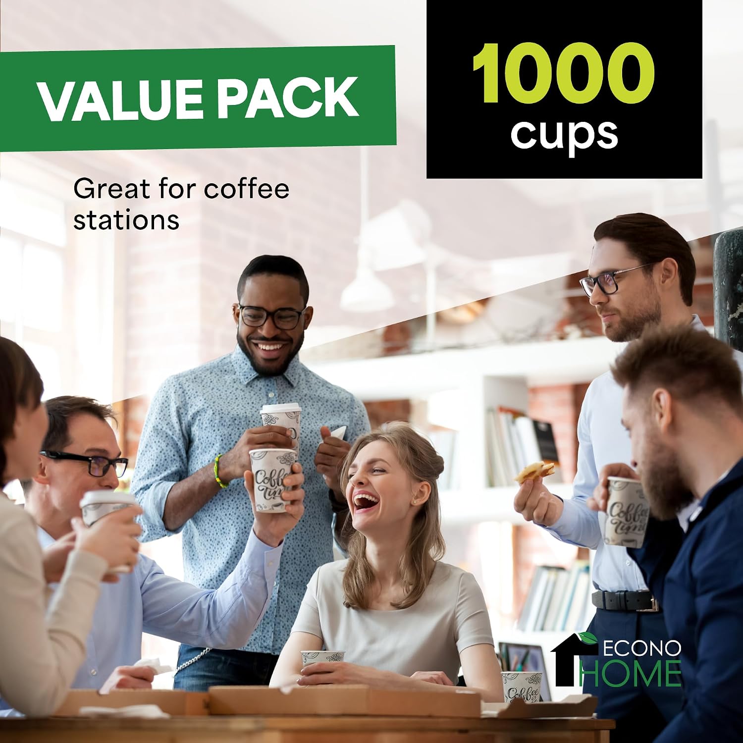 1000 stuks 8 oz wegwerp koffie - Coffee Tea Images recensie en prijs