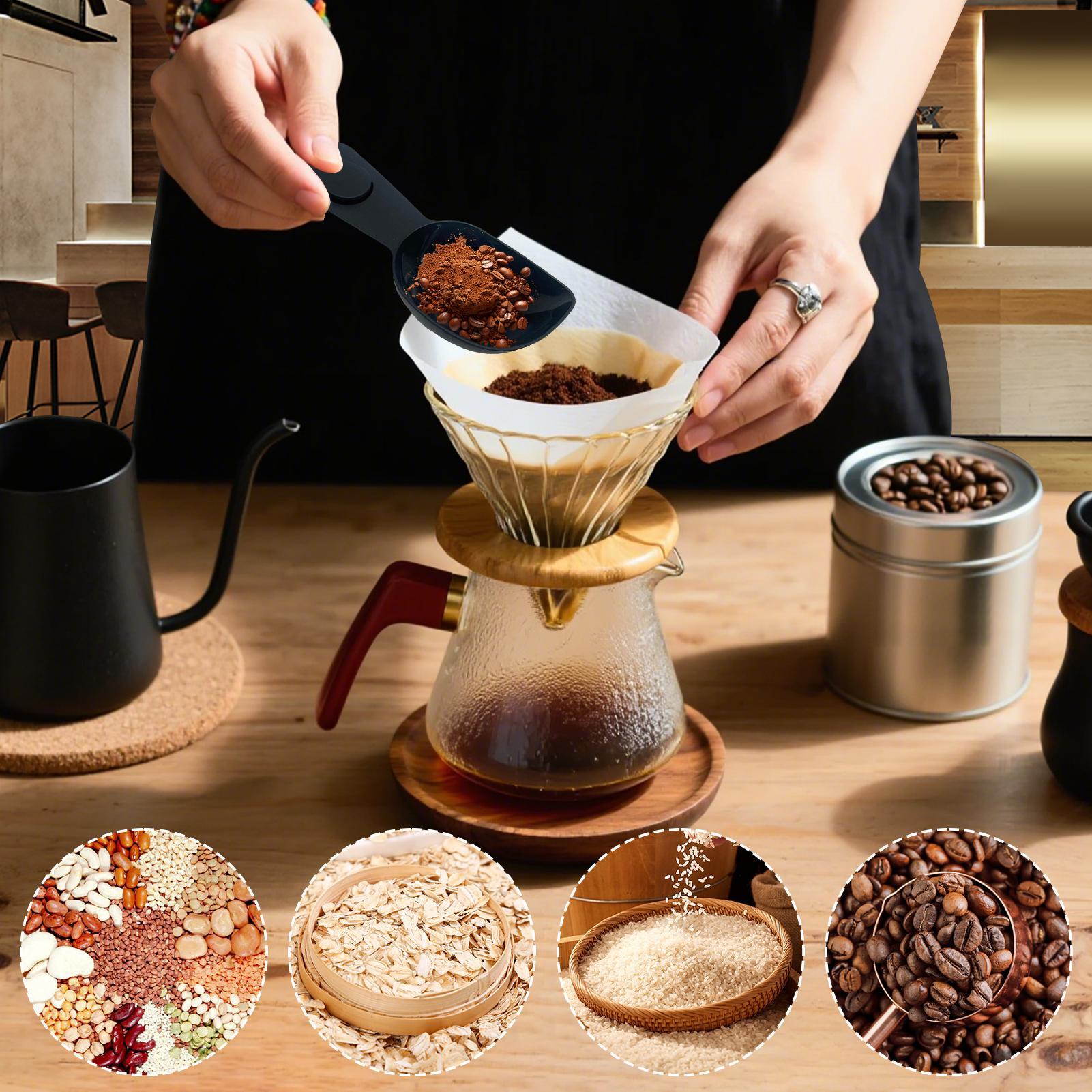 Koffieschep met clip Multifunc - Coffee Tea Leaf And Bean recensie en prijs