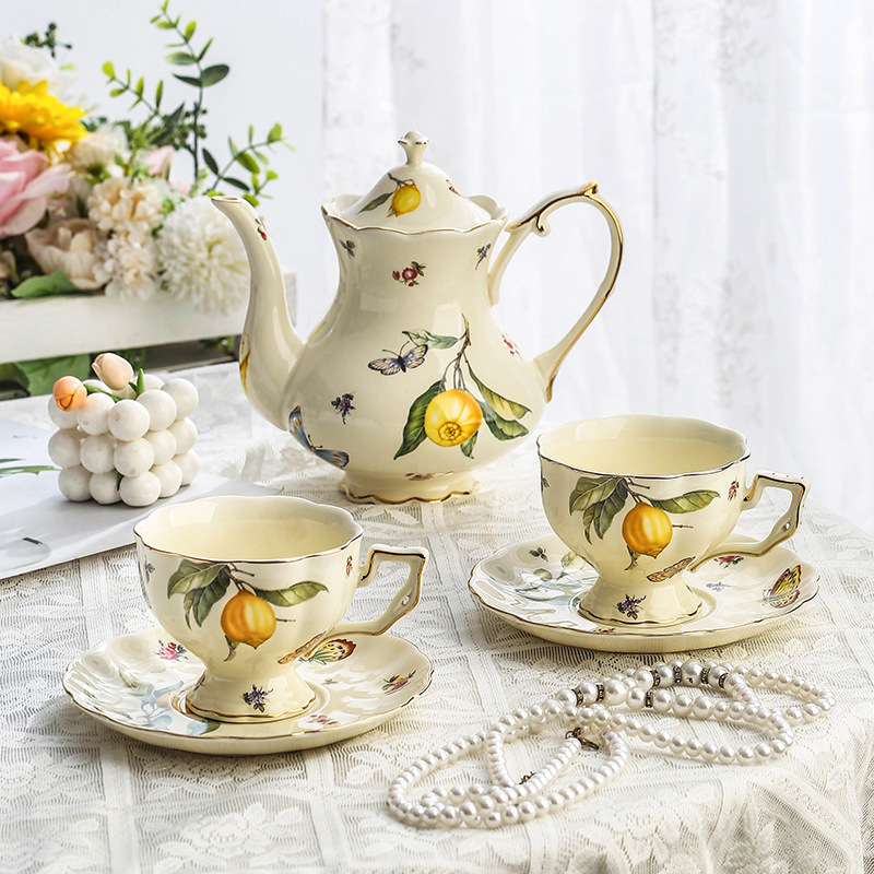 Vintage citroen theepot koffie - Coffee Tea Sugar Set recensie en prijs