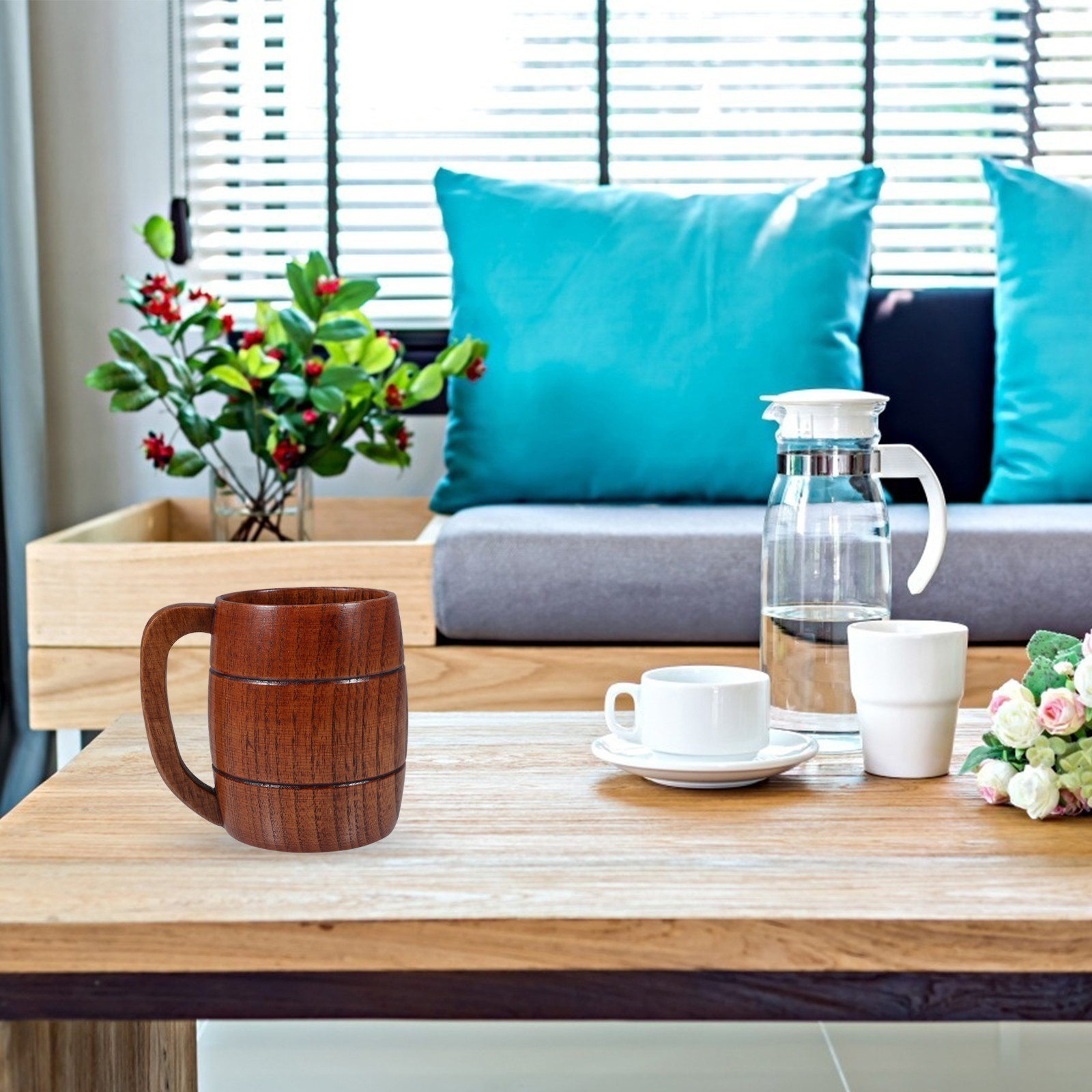 Houten bierkoffiemok Waterbeke - Mug Tea Coffee recensie en prijs