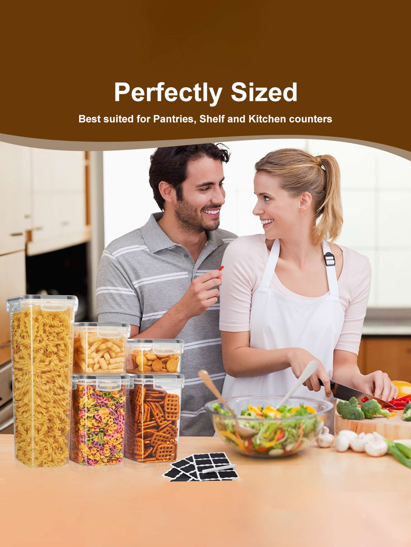 48 stuks, verzegelde voedselbe - Tea Coffee Sugar Container recensie en prijs